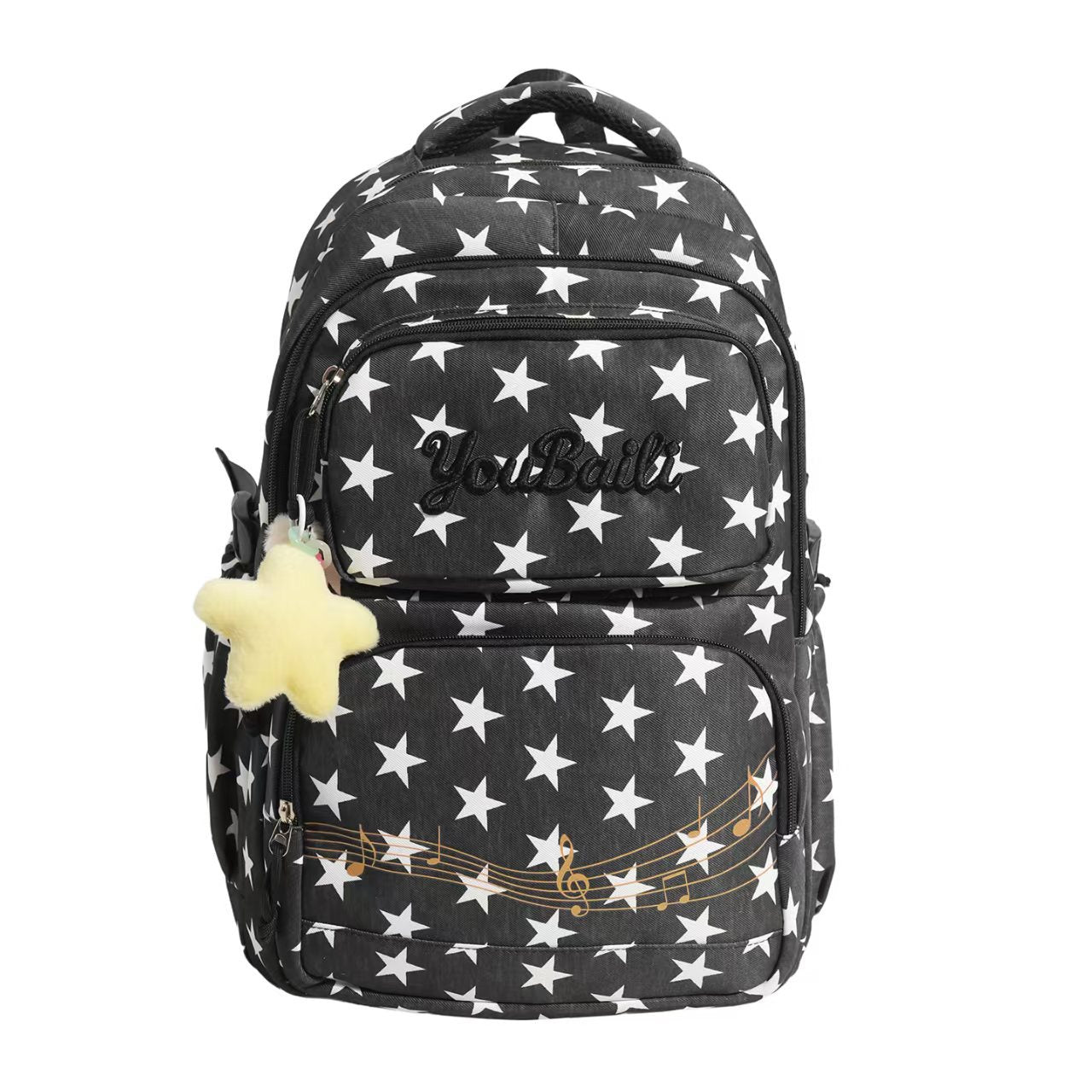 Multifunktionaler, mit Sternen verzierter Rucksack Brehn