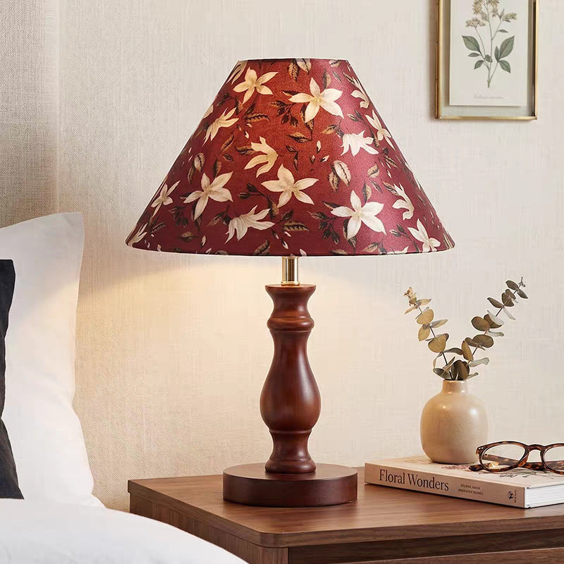 Rustikale Designer-Tischlampe