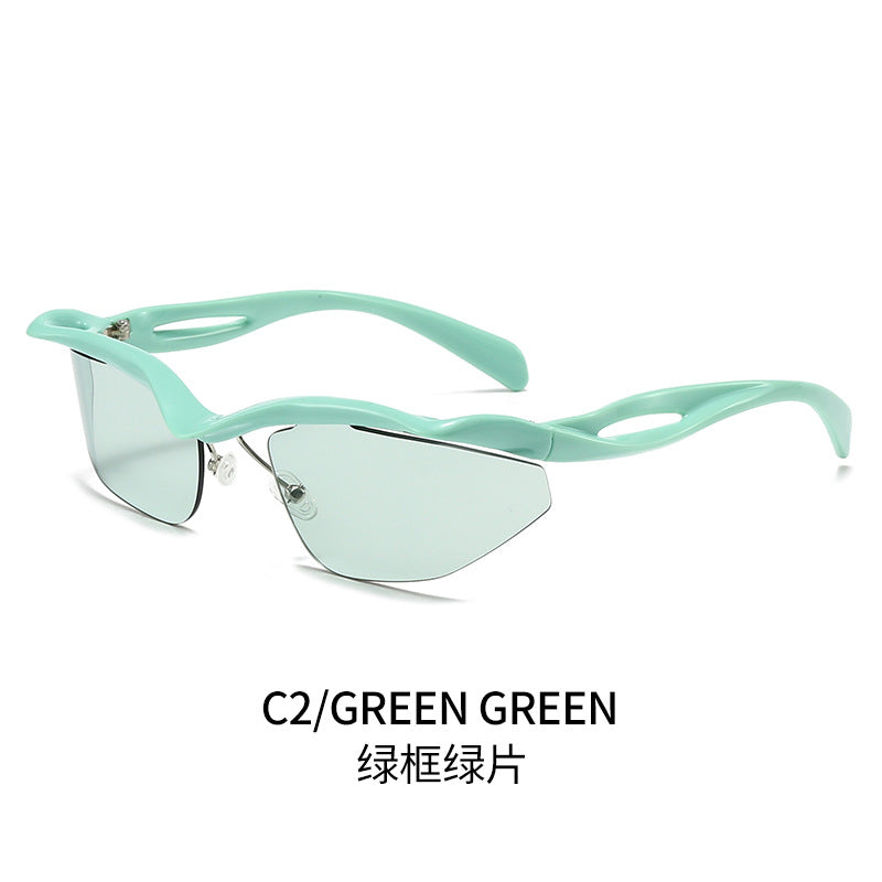 Damen Sportliche Sonnenbrille mit aerodynamischem Rahmen Brehn 1780028486