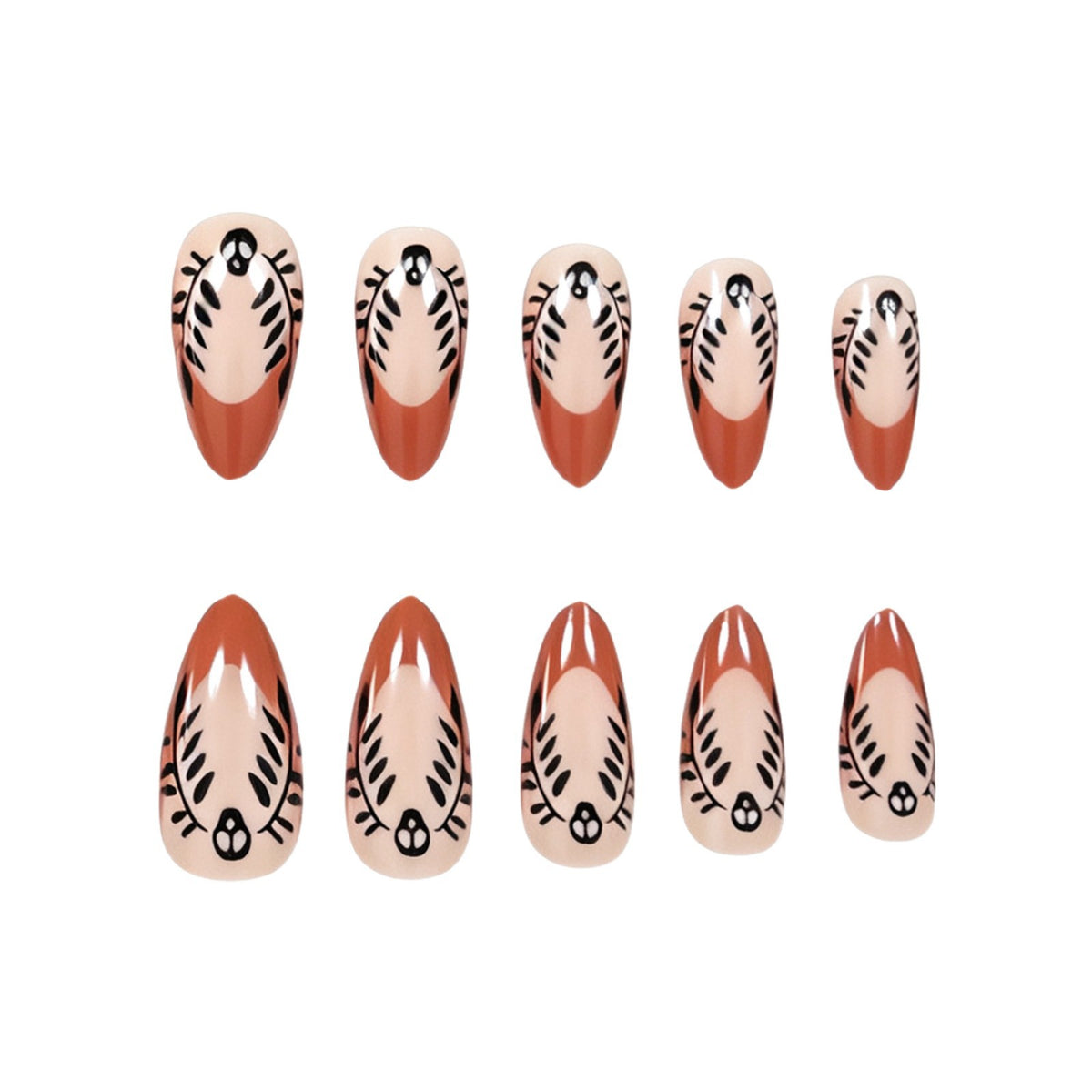 Premium Halloween-Themen Nagelkunst Set Brehn