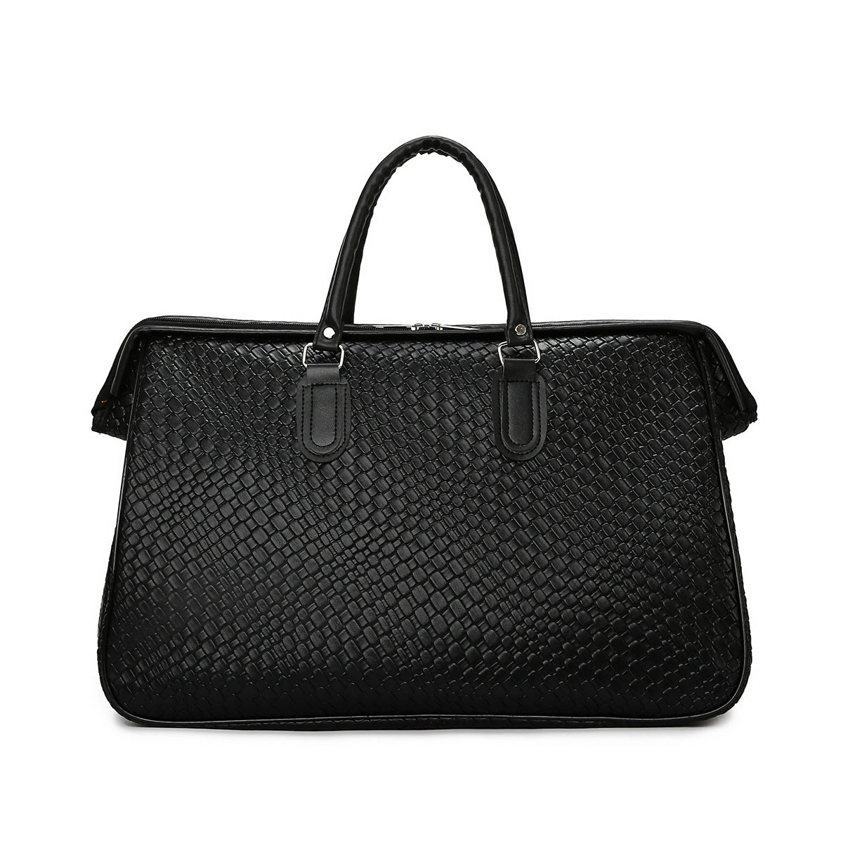 Strukturierte Kunstleder-Reisetasche
