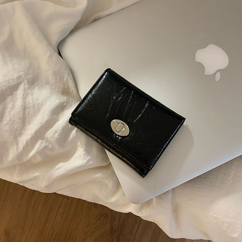 Elegante Strukturierte Leder Geldbörse Brehn