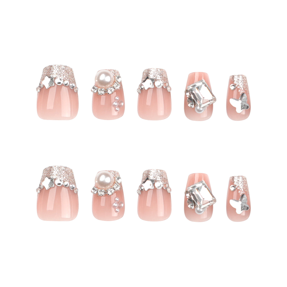 Kunstvolle Nagelkunst mit elegantem Schmuck-Design Brehn