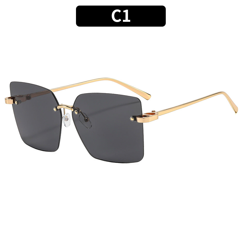 Geometrische Piloten-Sonnenbrille