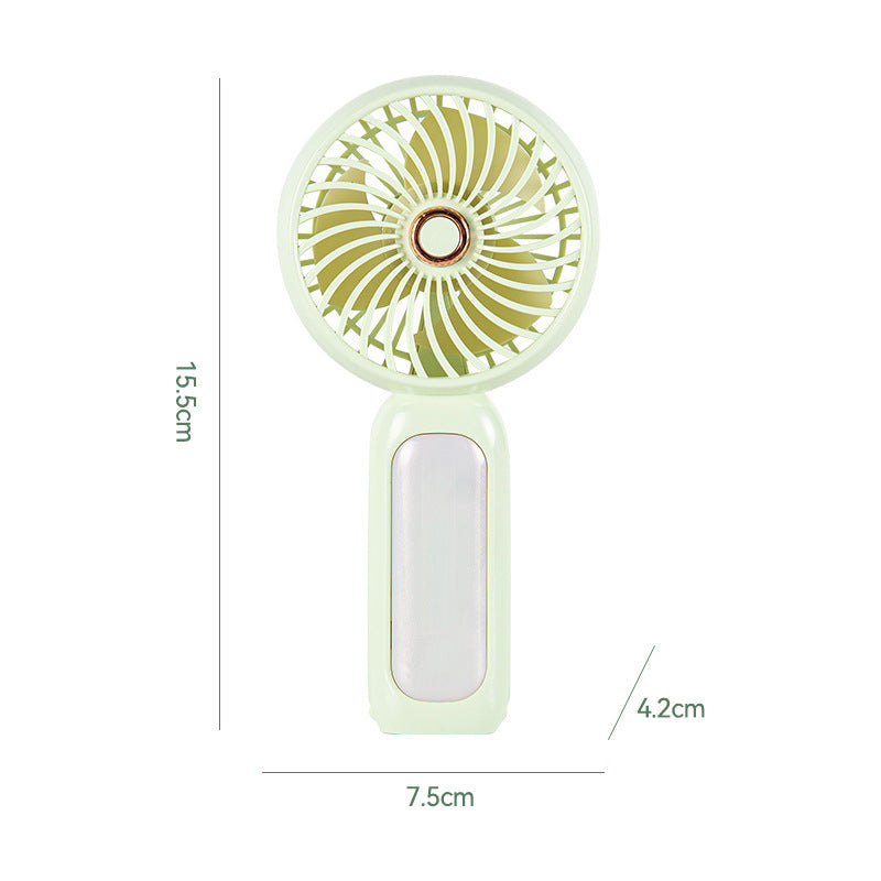 Damen tragbarer Handventilator mit ergonomischem Griff und wiederaufladbarem Akku Brehn
