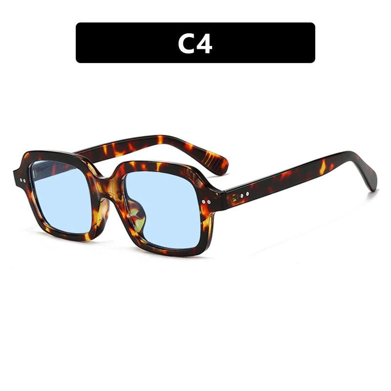 Damen moderne quadratische Sonnenbrille mit breitem Rahmen und elegantem Design Brehn