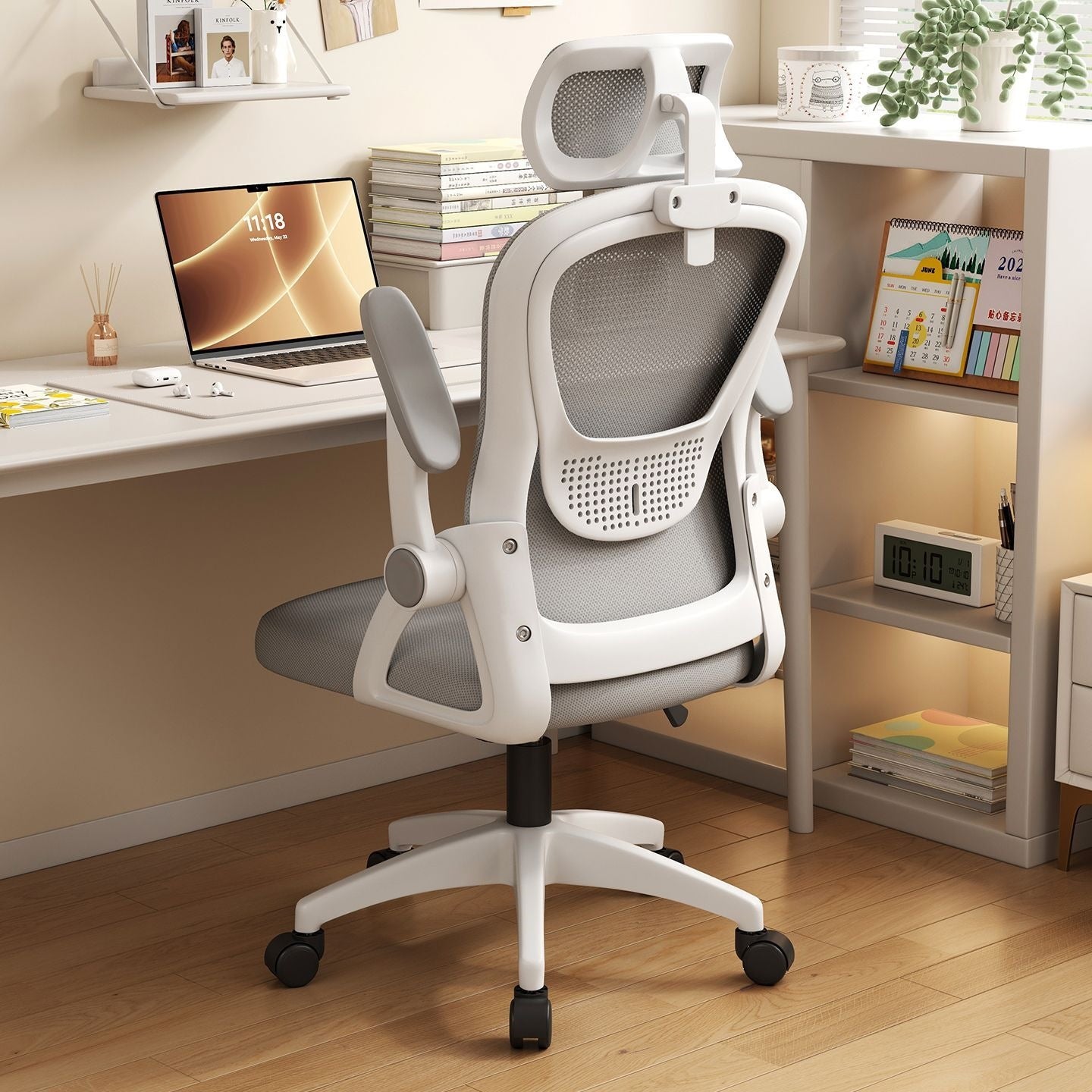 Ergonomischer Bürostuhl mit anpassbarer Rückenlehne Brehn