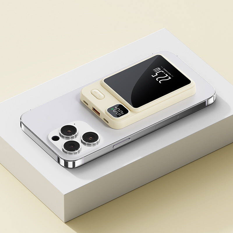 Leistungsstarke Powerbank mit Multifunktionalem Lcd-Display und Schnellladefunktion Brehn