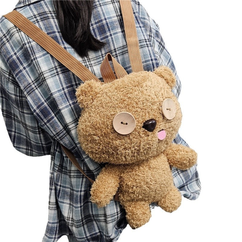 Niedlicher Kuschliger Rucksack mit Bärenmotiv Brehn