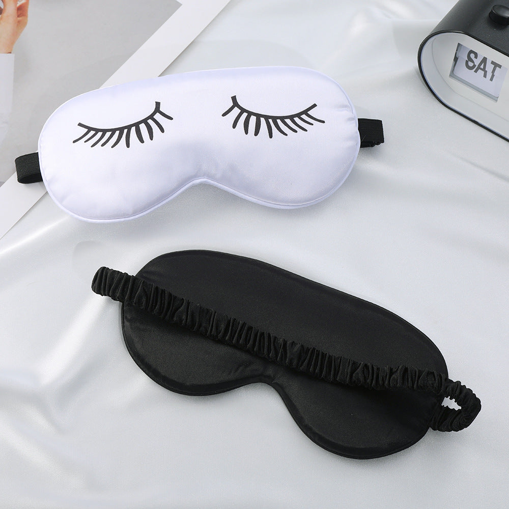 Damen nan luxuriöse seidige Schlafmaske mit weicher Polsterung und elastischem verstellbarem Band Brehn