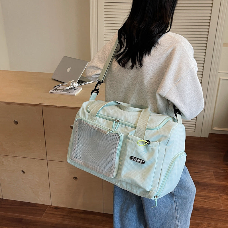 Damen Sportliche Reisetasche mit seitlicher Tasche Brehn