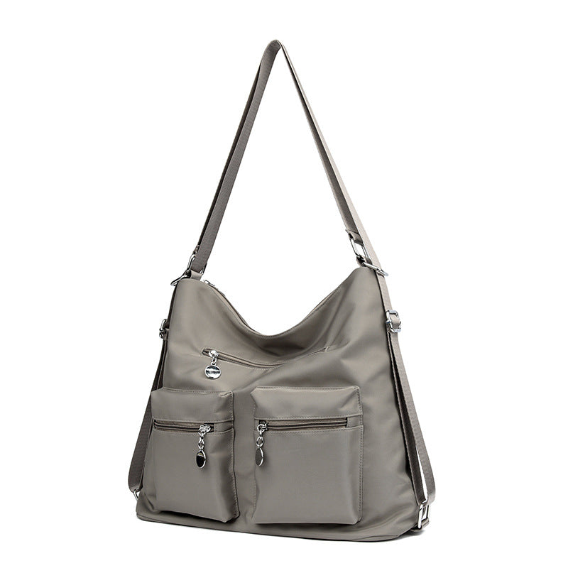Geräumige Mehrfachtaschen-Schultertasche Brehn