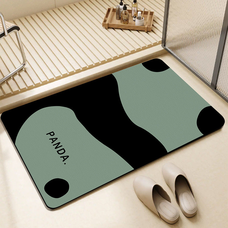 Verspielte Panda-Design Badematte