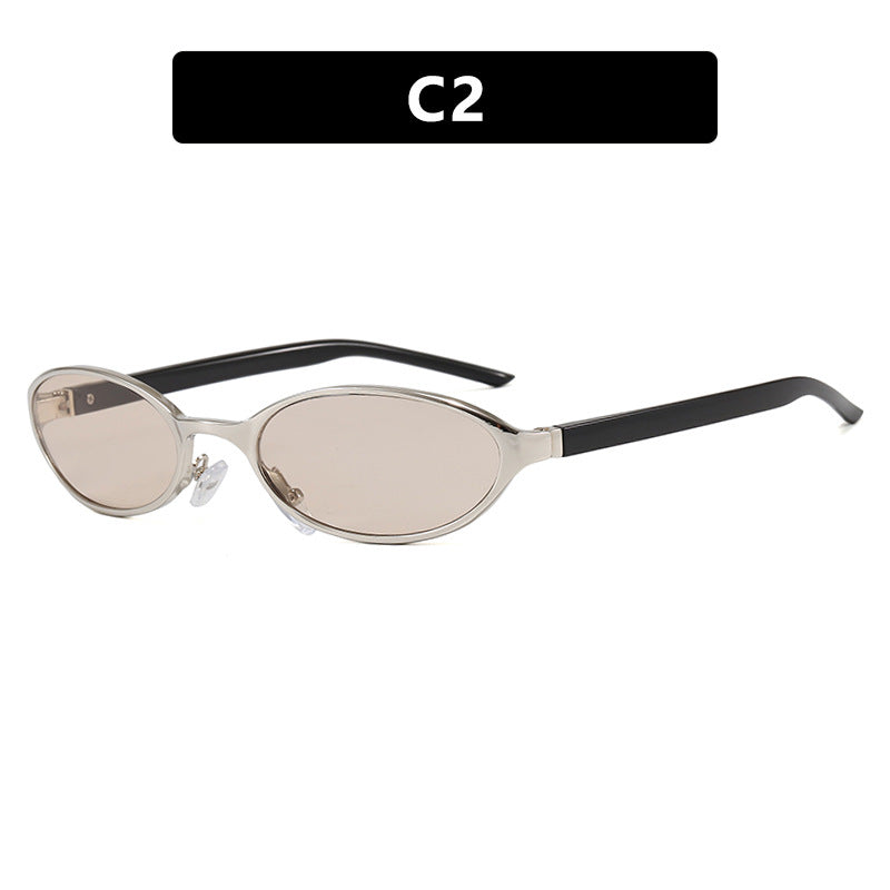 Damen elegante Sonnenbrille mit schützendem UV-Filter und schmalem Rahmen Brehn