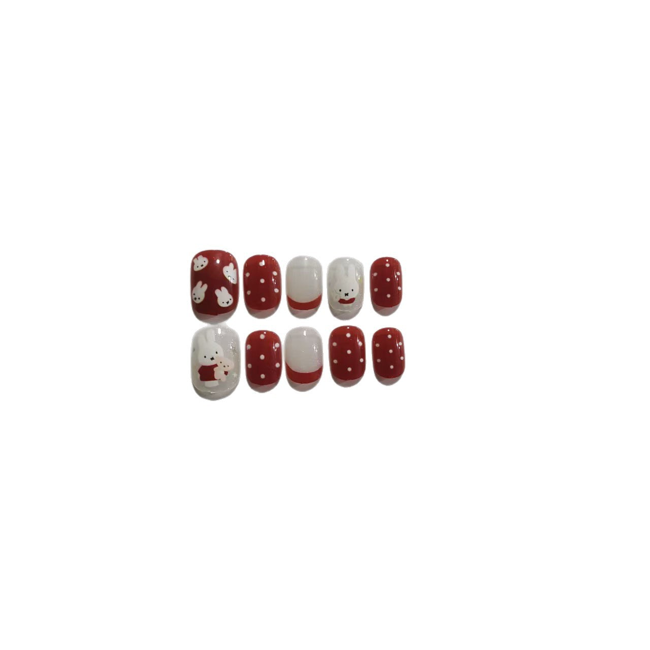 Thematic Character Press-On Nail Art Brehn