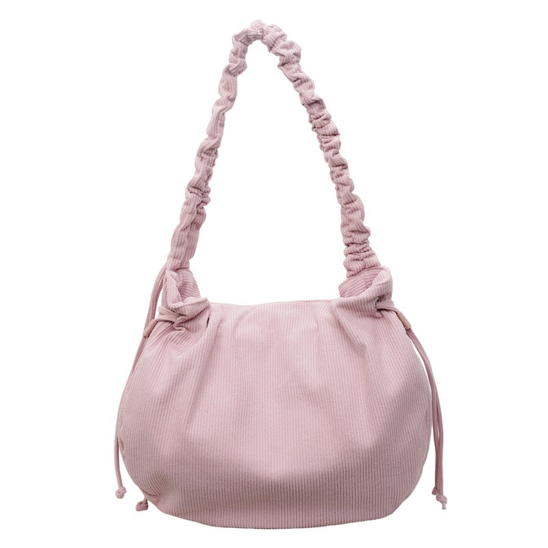 Texturierte Schlapp-Handtasche