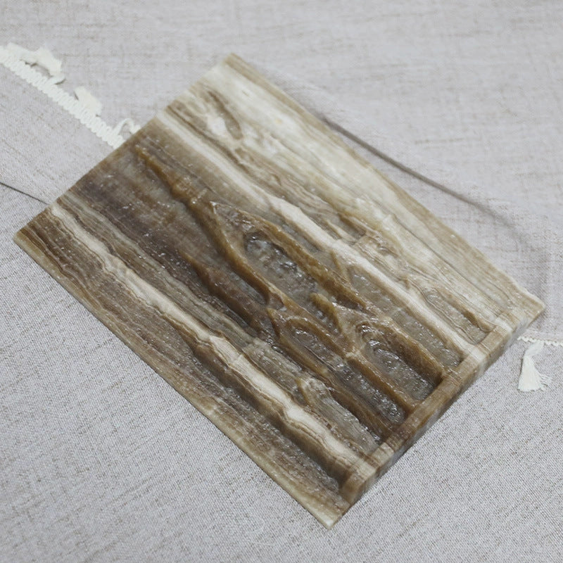 Elegante Marmor Dekorative Platte