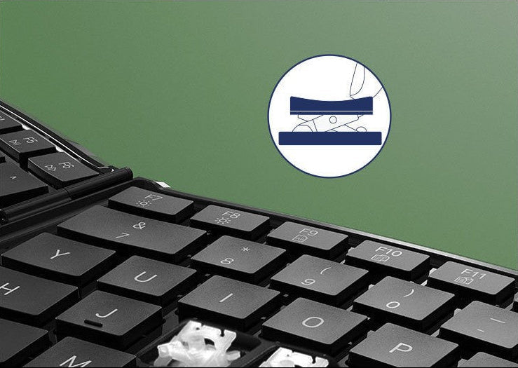 Tragbare zusammenklappbare Bluetooth-Tastatur Brehn