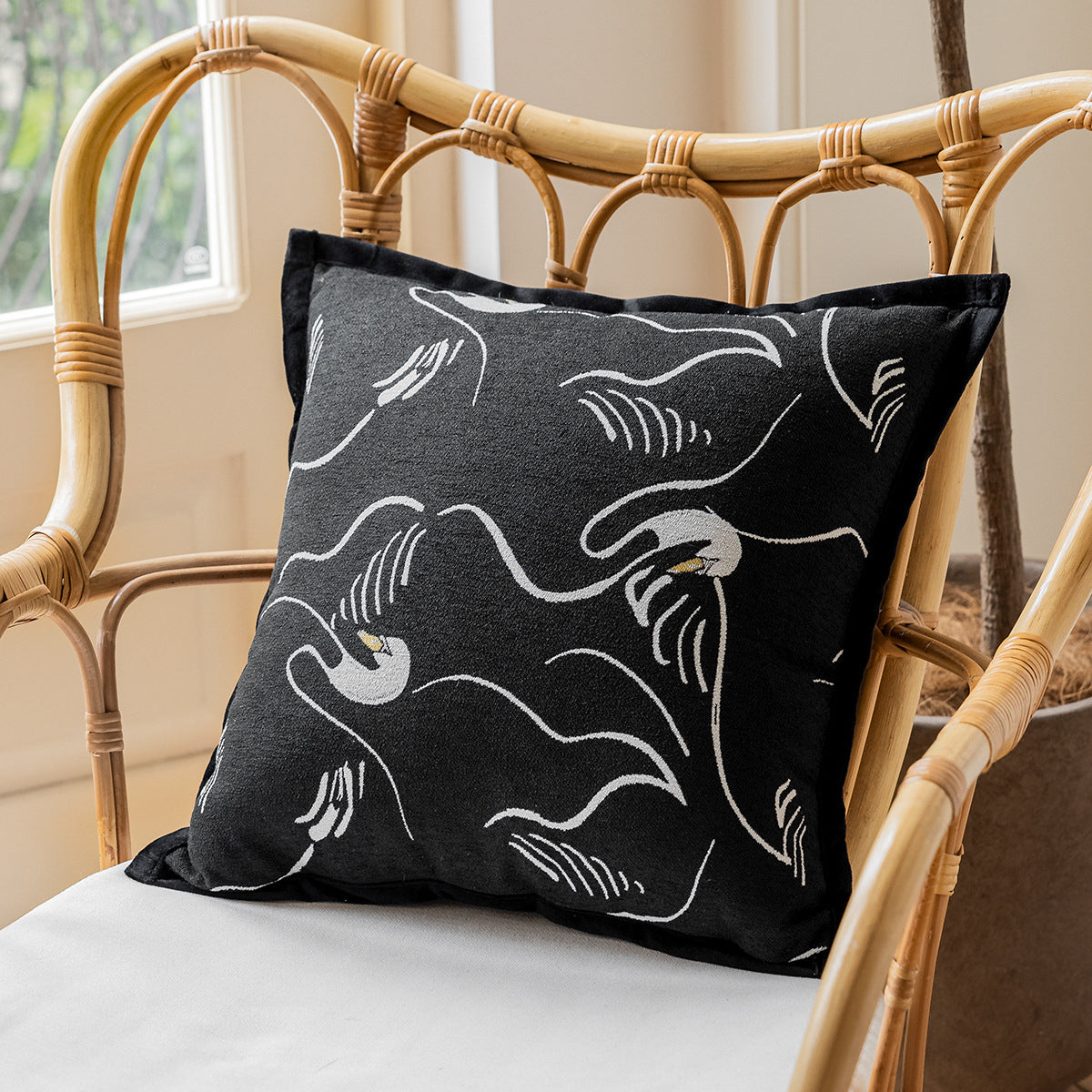 Decorative Kissen mit modernem Muster