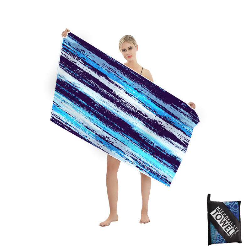 Strandtuch mit artistischem Mandala-Design Brehn