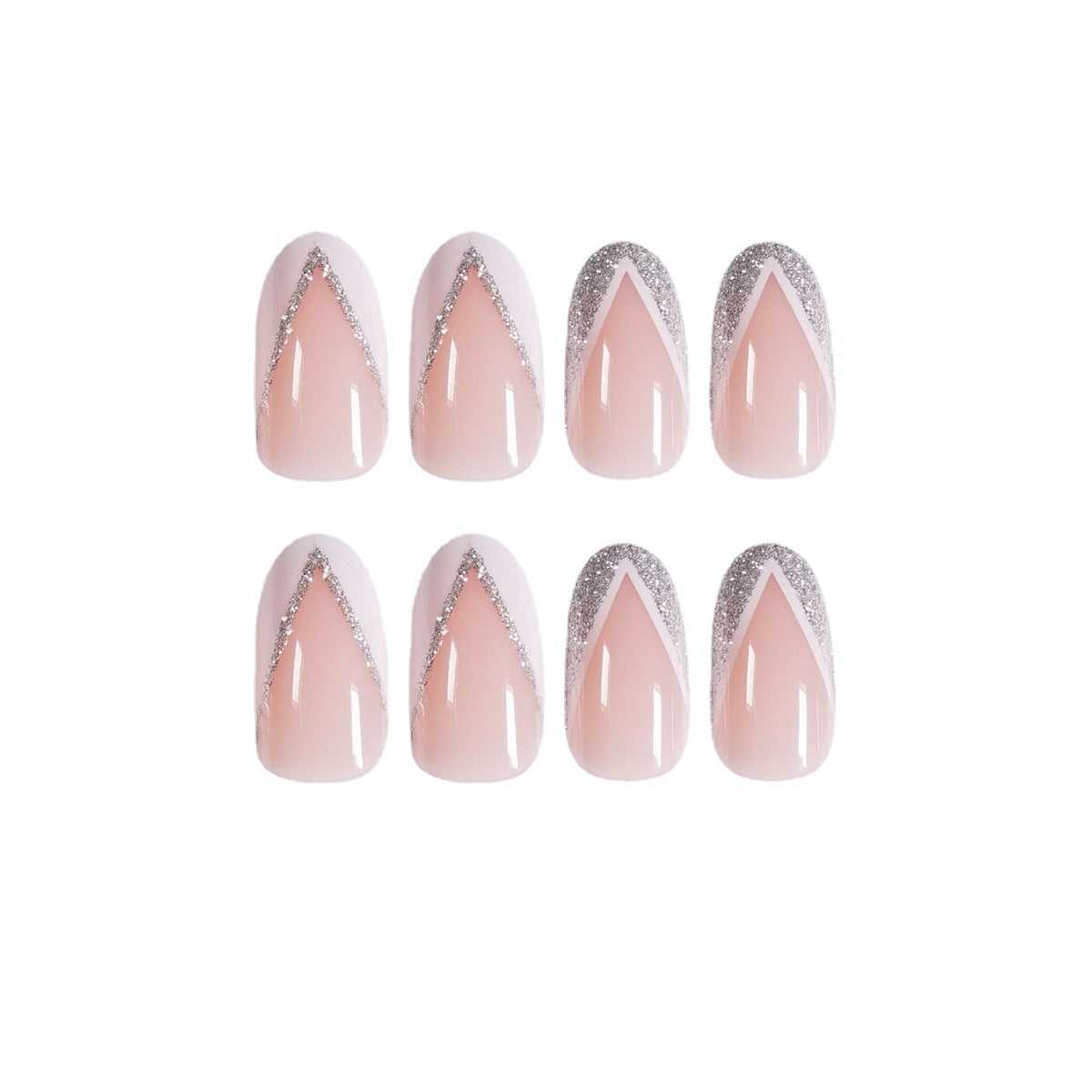 Elegante französische Spitze Nagelkunst Brehn
