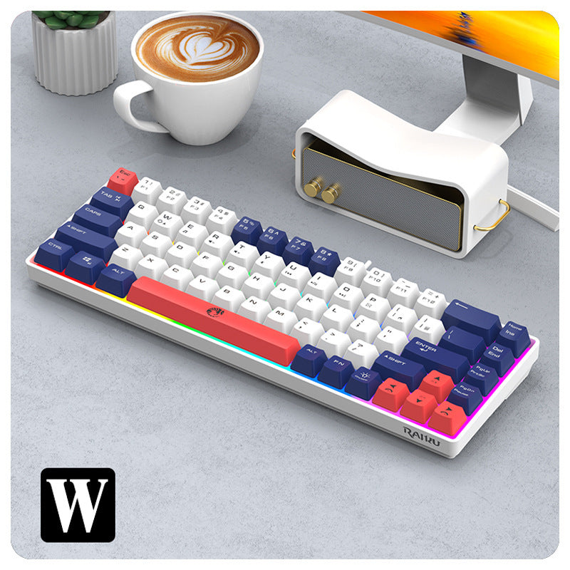 Kompakte drahtlose mechanische Tastatur Brehn
