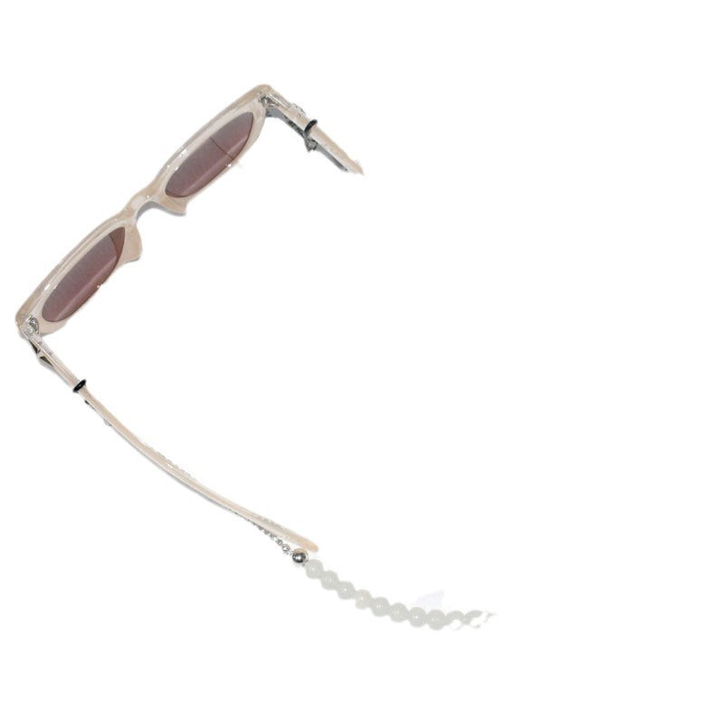 Chic Perlen Brillen Kette Brehn
