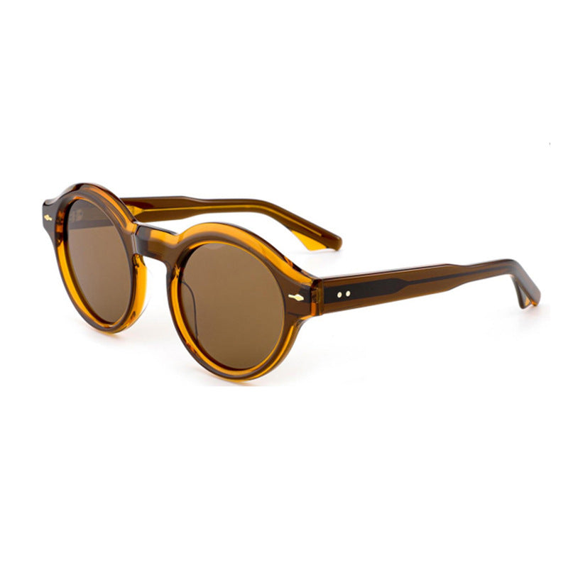 Damen Sonnenbrille im eleganten Retro-Design mit robustem Rahmen Brehn