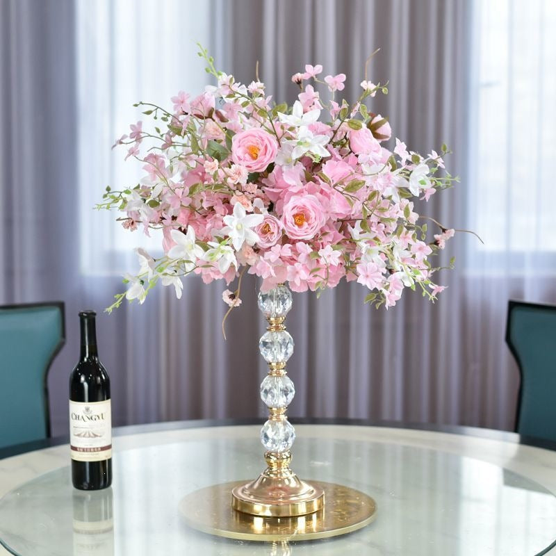 Eleganter Kristallkerzenhalter