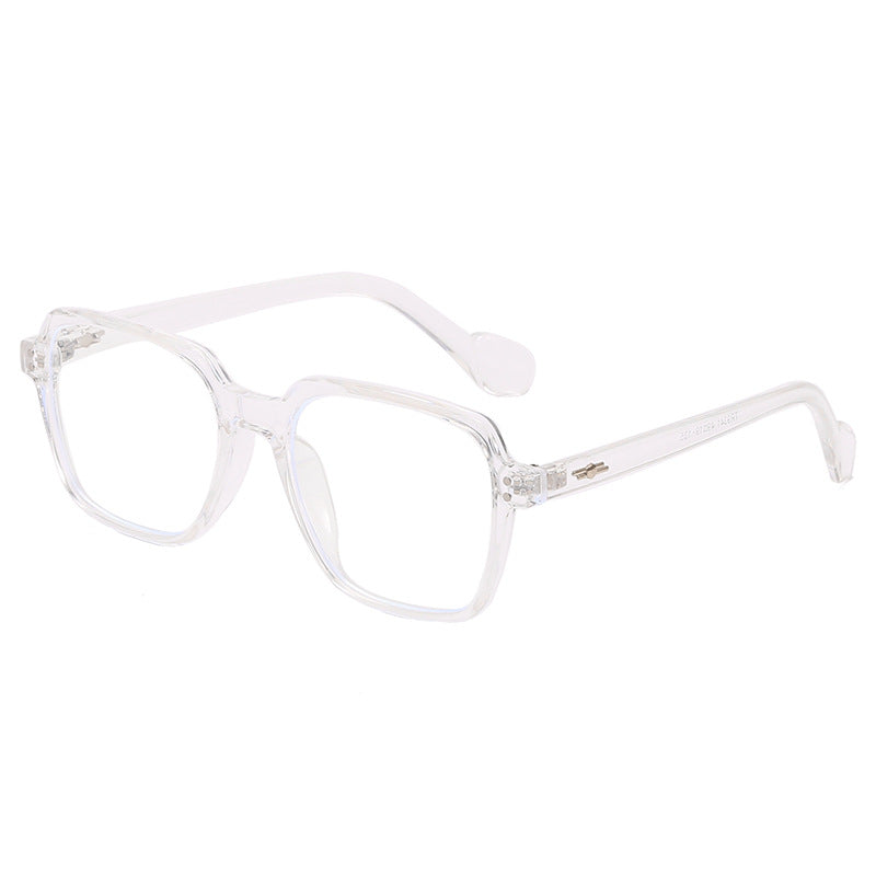 Damen quadratische Brille mit transparentem Rahmen und stylischem Design Brehn
