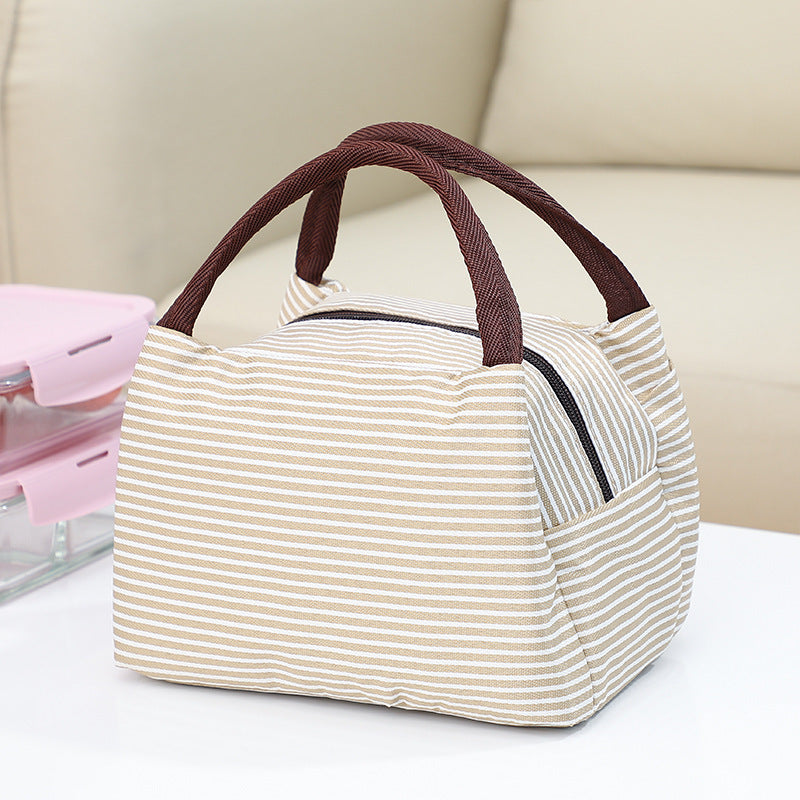 Isolierte gestreifte Lunch-Tasche Brehn