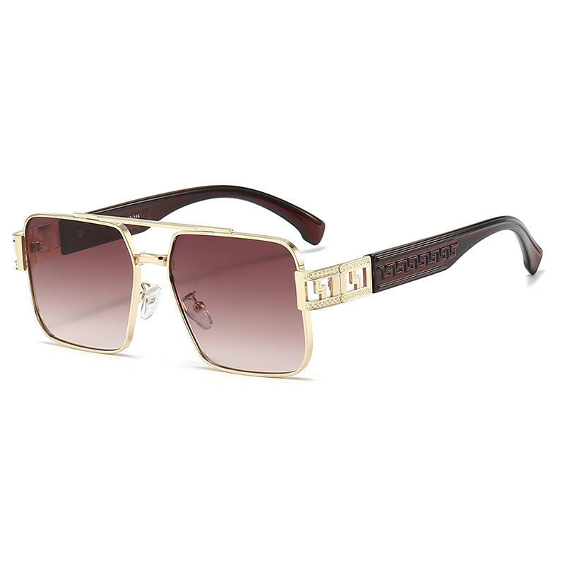 Damen quadratische Sonnenbrille mit ergonomischem Gestell und UV-Schutz Brehn