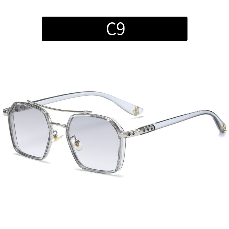 Stylische Geometrische Oversized Sonnenbrille