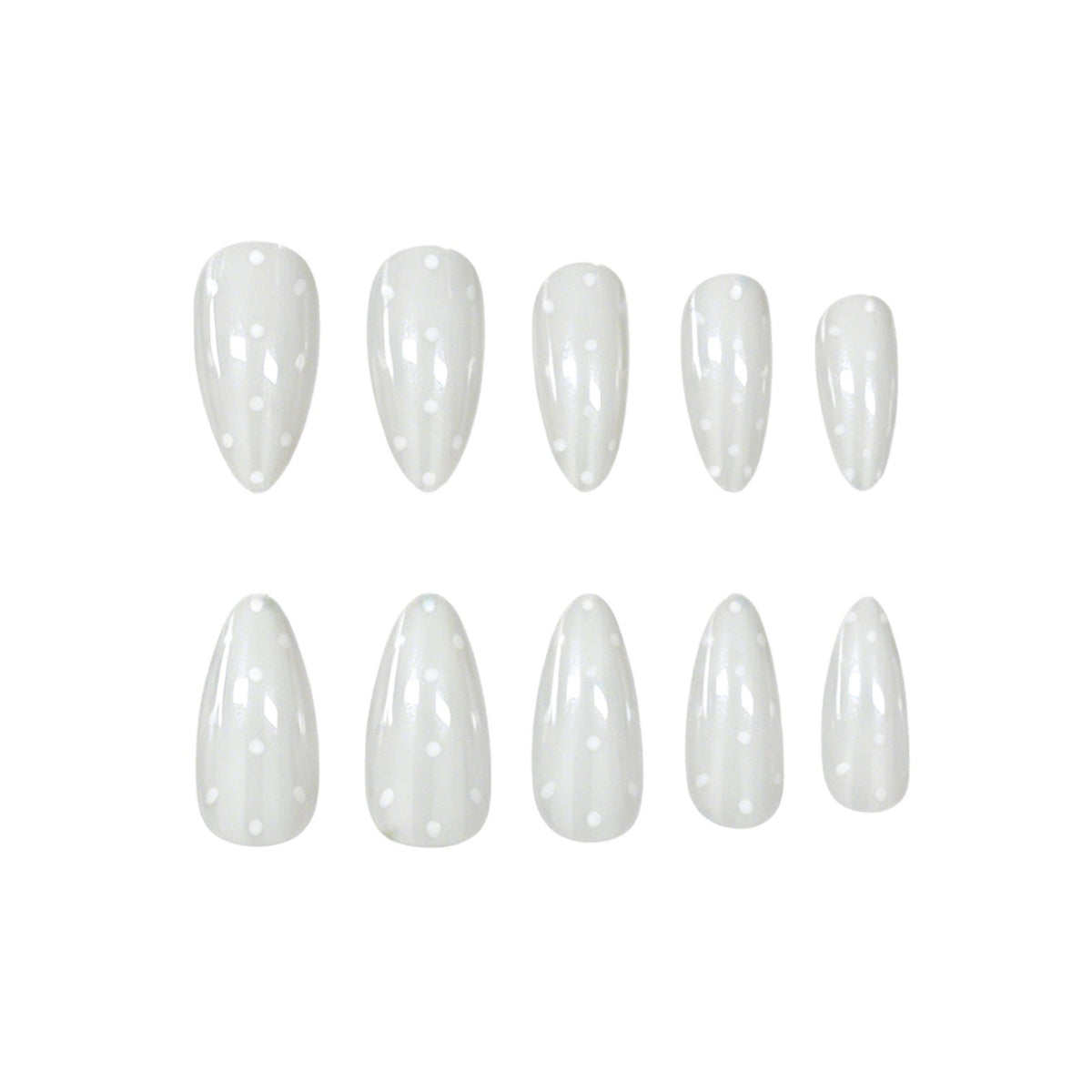 Elegante mandelförmige Nagelkunst Brehn