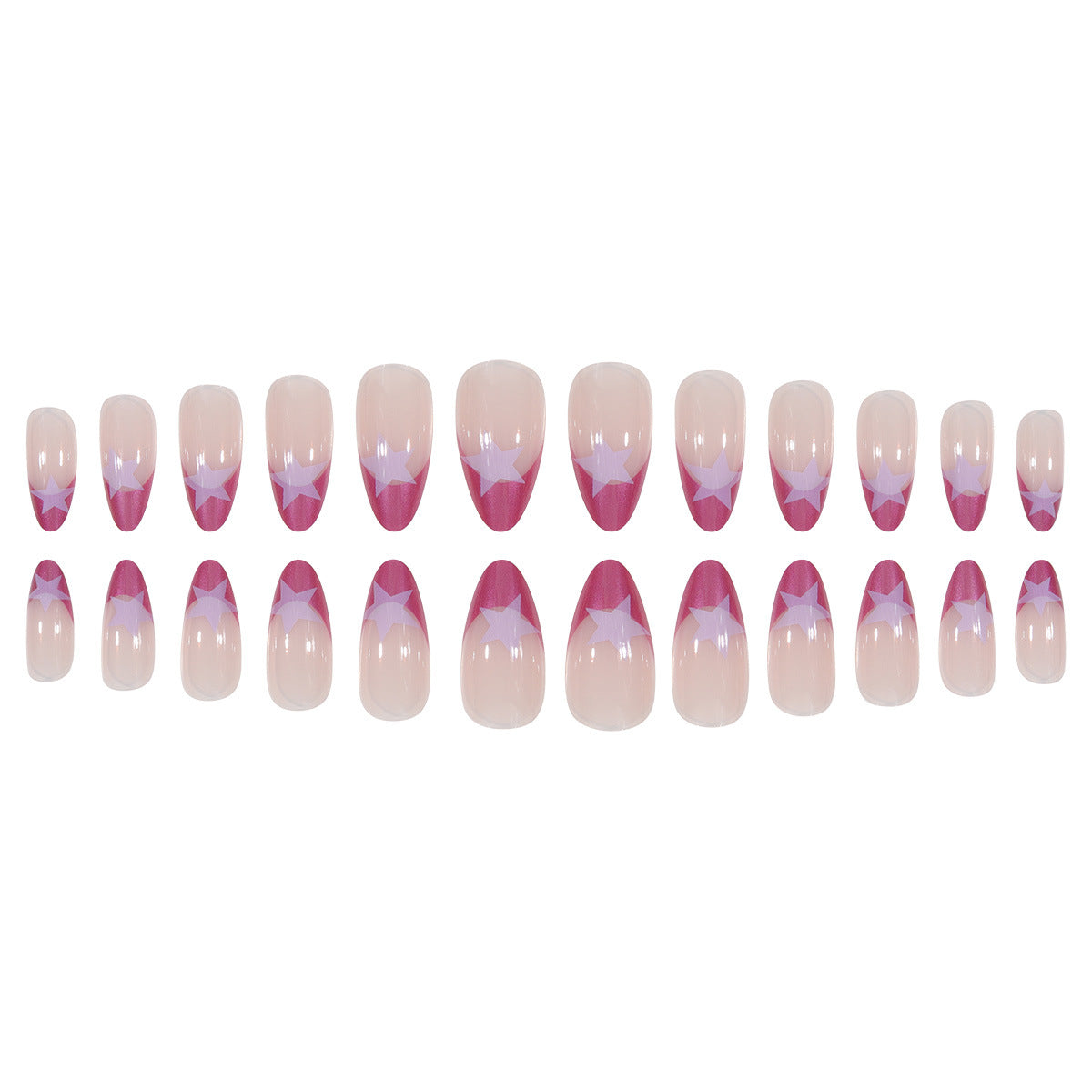 Star-Detail Stiletto Press-On Nails Brehn