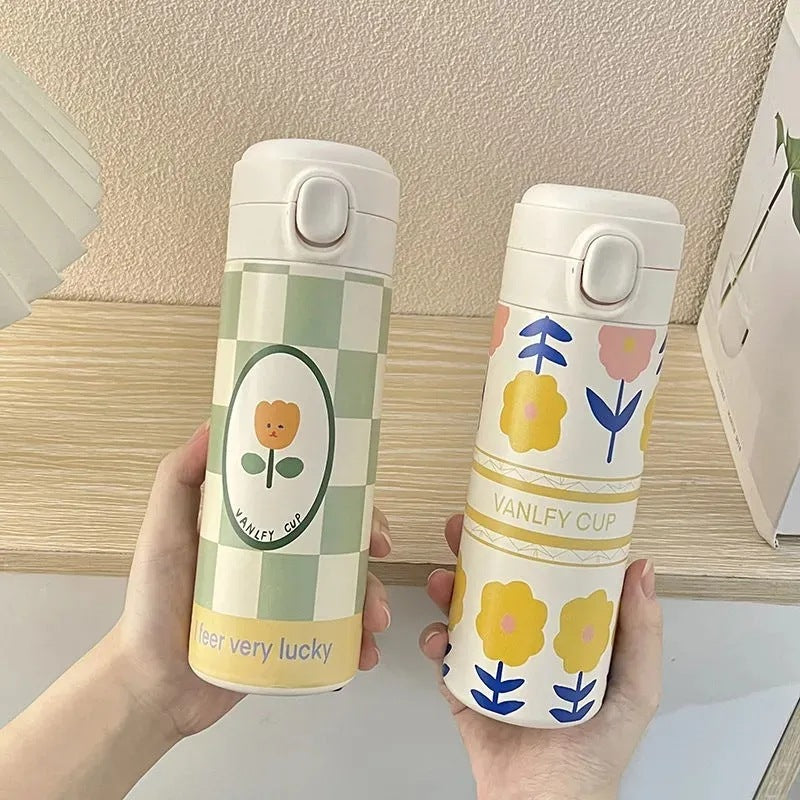 Damen Isolierte Trinkflasche mit vielseitigem Motiv Brehn