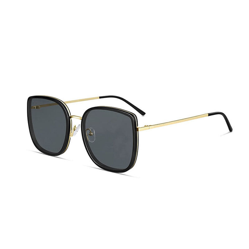 Damen Modische Oversized-Sonnenbrille im eleganten Quadratdesign Brehn