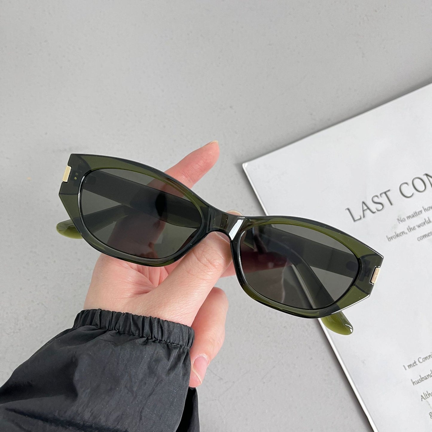 Stylische Katzenaugen-Sonnenbrille Brehn