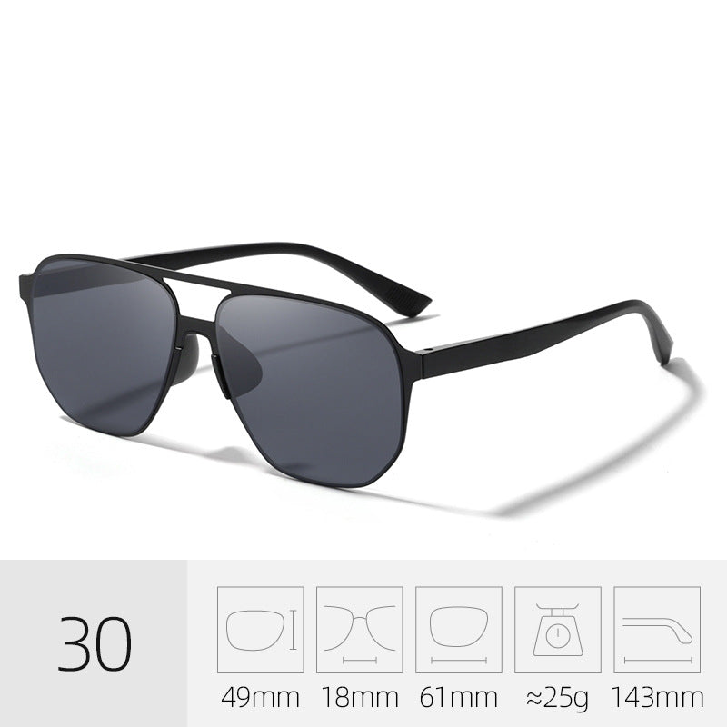Zeitgenössische quadratische Rahmen-Sonnenbrille Brehn