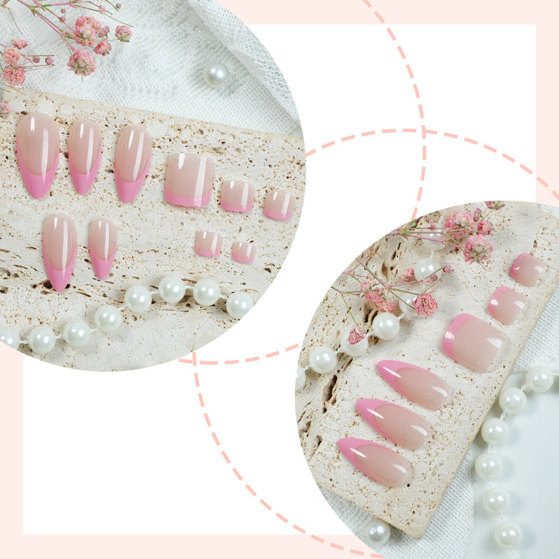 Premium Press-On Nagelset mit Ombre-Design Brehn
