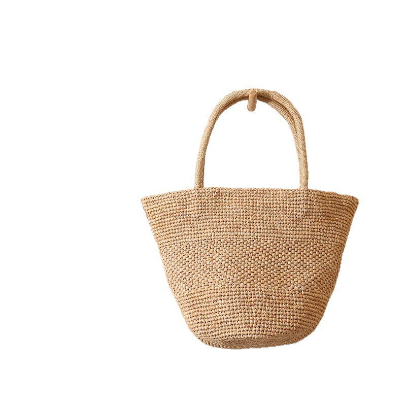 Damen Handgefertigte Basttasche im modernen Stil Brehn