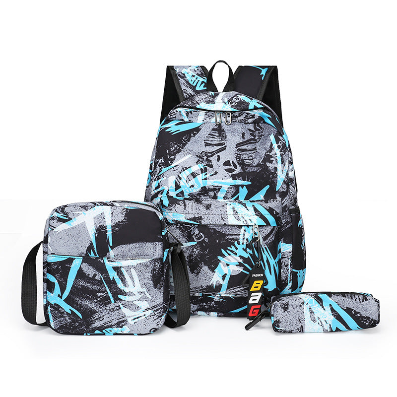 Rucksack-Set mit Praktischer Umhängetasche und Federmäppchen Brehn