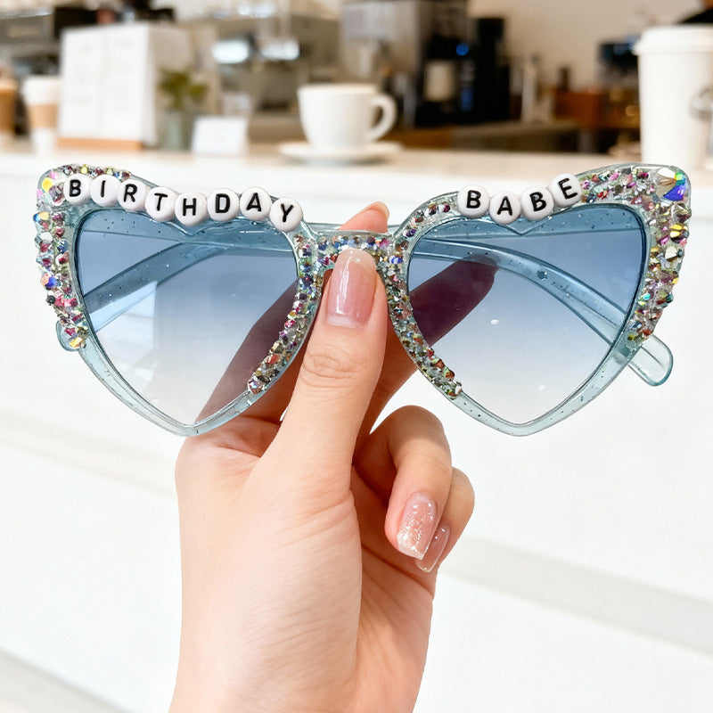 Herzförmige Statement-Sonnenbrille Brehn