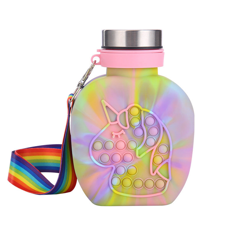 Unisex Trinkflasche mit niedlichem Einhorn-Design Brehn