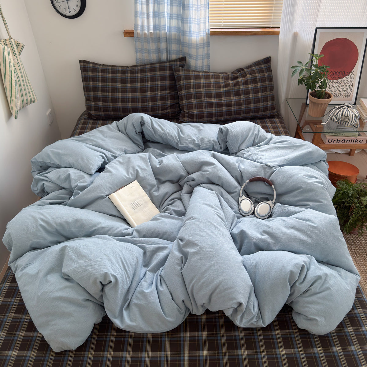 Extra-fluffige Daunen-Alternative Komfortdecke mit gebürstetem Baumwollbezug & Baffle-Box-Konstruktion