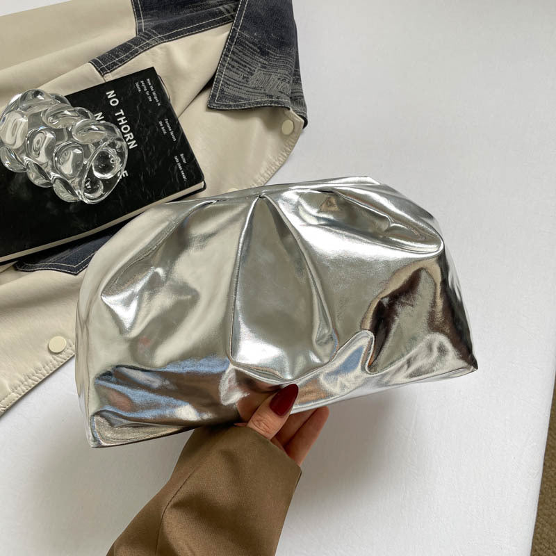 WoStylish Texturierte Handheld Clutch Brehn