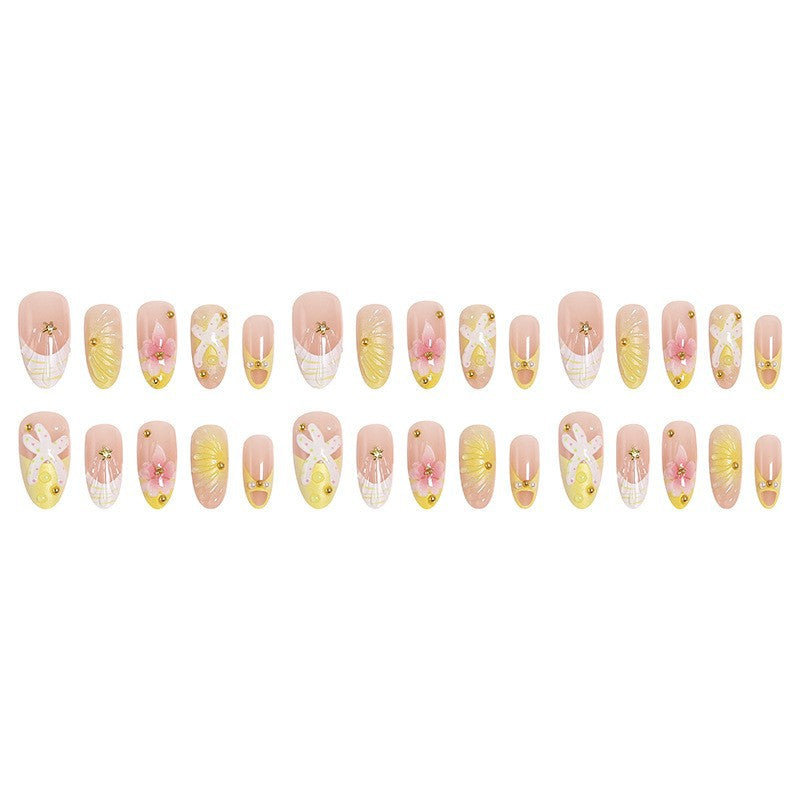 Dekorativer Press-On Nagelset Brehn