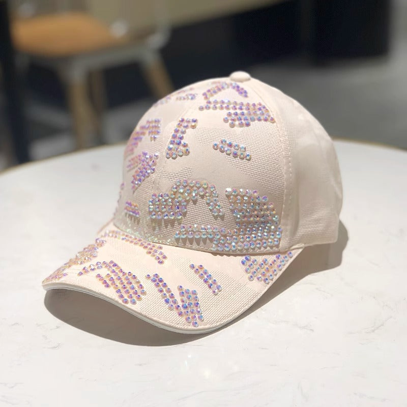 Damen verziertes Pailletten-Baseballcap Brehn