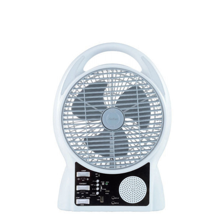 Unisex Solarbetriebener Ventilator mit mobilem Ladegerät Brehn