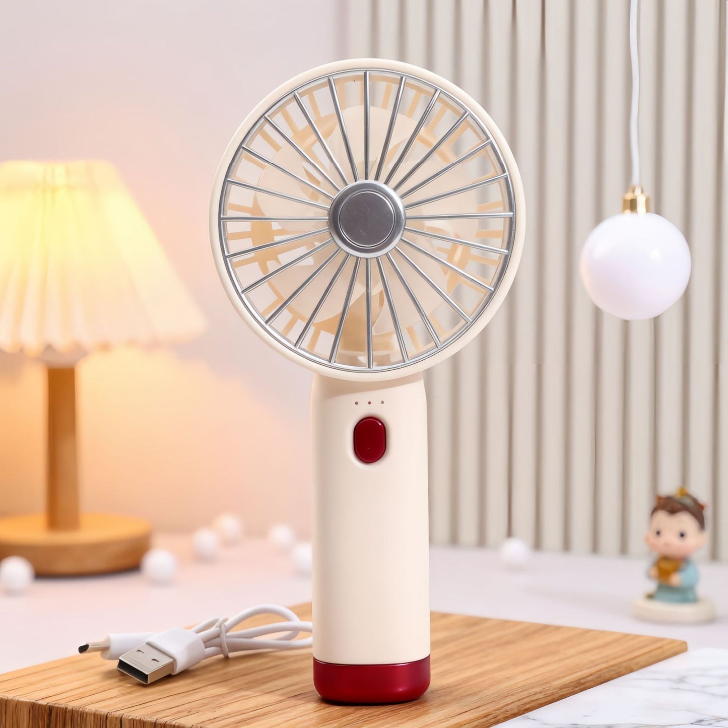 Damen Tragbarer USB-Handventilator mit flexiblem Neigungsmechanismus Brehn